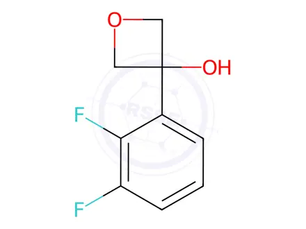 Chemical structure of 3-Oxetanol, 3-(2,3-difluorophenyl)-
