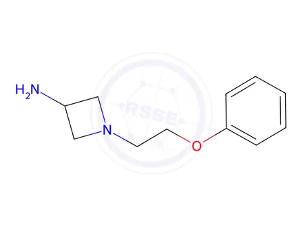 Chemical structure of 1-(2-phenoxyethyl)azetidin-3-amine