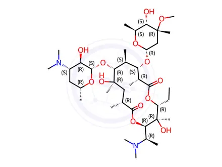 Chemical structure of Azithromycin Impurity 89