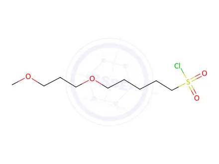 Chemical structure of 5-(3-Methoxypropoxy)pentane-1-sulfonyl chloride