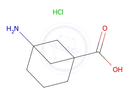 Chemical structure of 5-Aminobicyclo[3.1.1]Heptane-1-carboxylic acid hydrochloride