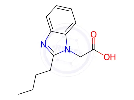 Chemical structure of (2-Butyl-benzoimidazol-1-yl)-acetic acid