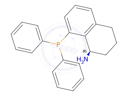 Chemical structure of (R)-8-(Diphenylphosphino)-1,2,3,4-tetrahydronaphthalen-1-amine