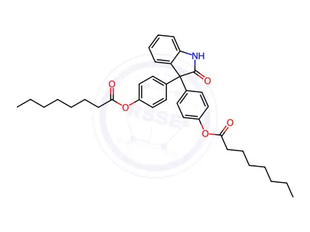 Chemical structure of Oxyphenisatin Diacetate Impurity 2