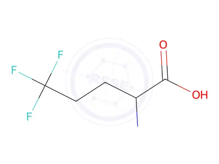 Chemical structure of 2-Amino-5,5,5-trifluoropentanoic acid, 2-Amino-5,5,5-trifluorovaleric acid