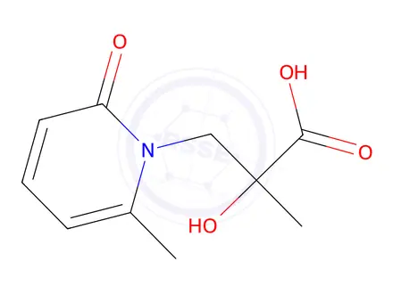 Chemical structure of 2-hydroxy-2-methyl-3-(6-methyl-2-oxo-1,2-dihydropyridin-1-yl)propanoic acid