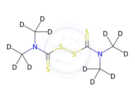 Chemical structure of Thiram-d12