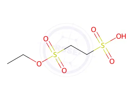 Chemical structure of Monoethyl Ester 1,2-Ethanedisulfonic Acid