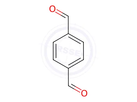Chemical structure of Terephthalaldehyde