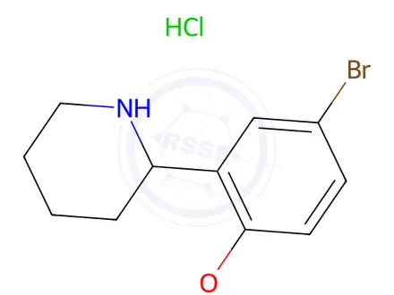Chemical structure of 2-(5-Bromo-2-ethoxyphenyl)piperidine hydrochloride