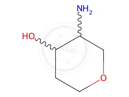 Chemical structure of 3-aMino-tetrahydro-2H-pyran-4-ol