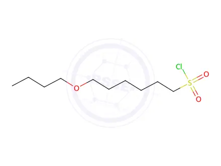 Chemical structure of 6-Butoxyhexane-1-sulfonyl chloride