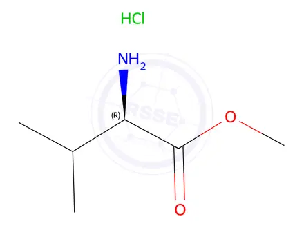 Chemical structure of D-Valine Methyl Ester Hydrochloride