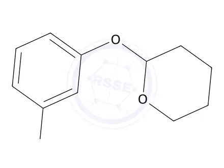 Chemical structure of 2-(3-Fluorophenoxy)tetrahydro-2H-pyran