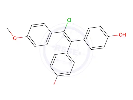 Chemical structure of Chlorotrianisene Impurity 6