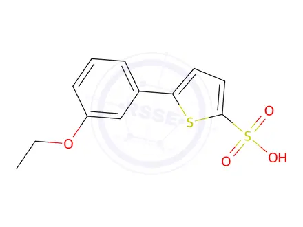 Chemical structure of 5-(3-Ethoxyphenyl)thiophene-2-sulfonic acid