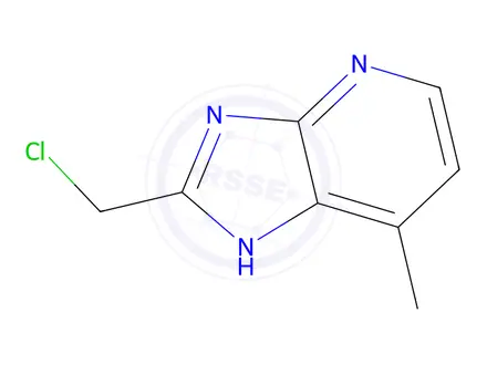 Chemical structure of 2-(chloromethyl)-7-methyl-3H-imidazo[4,5-b]pyridine