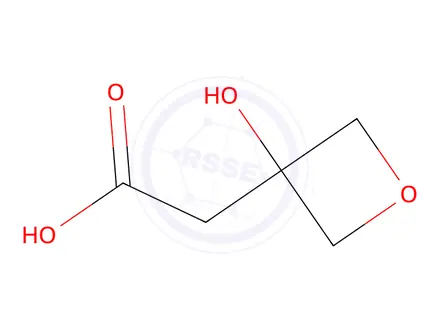 Chemical structure of 2-(3-hydroxyoxetan-3-yl)acetic acid