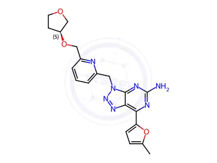 Chemical structure of Ciforadenant