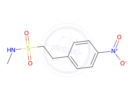 Chemical structure of N-Methyl-2-(4-nitrophenyl)ethane-1-sulfonamide