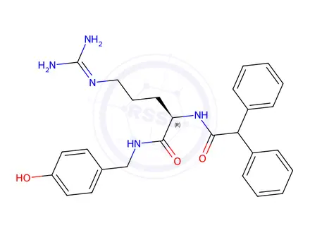 Chemical structure of BIBP 3226