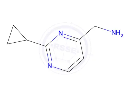Chemical structure of (2-Cyclopropylpyrimidin-4-yl)methanamine