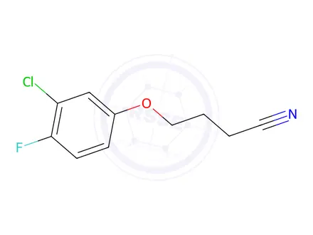 Chemical structure of 4-(3-Chloro-4-fluorophenoxy)butanenitrile
