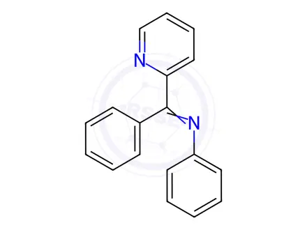 Chemical structure of N-[α-(2-Pyridinyl)benzylidene]aniline