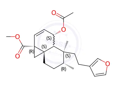 Chemical structure of Methyl dodonate A acetate