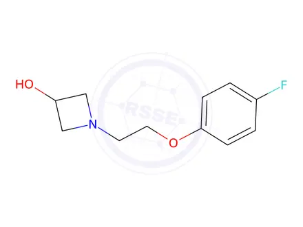 Chemical structure of 1-(2-(4-Fluorophenoxy)ethyl)azetidin-3-ol