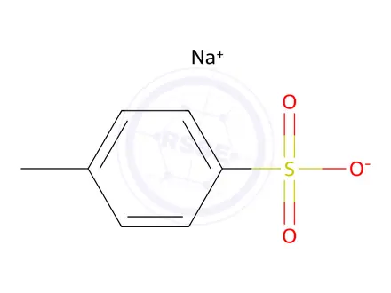 Chemical structure of Sodium p-toluenesulfonate