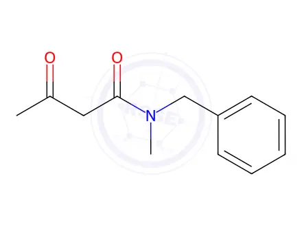 Chemical structure of N-Benzyl-N-methylacetoacetamide