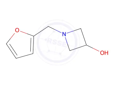 Chemical structure of 1-(furan-2-ylmethyl)azetidin-3-ol
