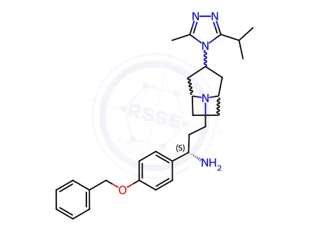 Chemical structure of Maraviroc Impurity 40