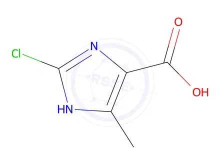 Chemical structure of 2-Chloro-4-methyl-1H-imidazole-5-carboxylic acid