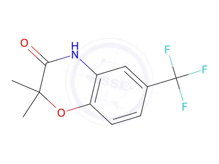 Chemical structure of 2,2-Dimethyl-6-(trifluoromethyl)-2H-benzo[b][1,4]oxazin-3(4H)-one