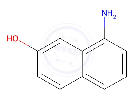 Chemical structure of 8-Amino-2-naphthol
