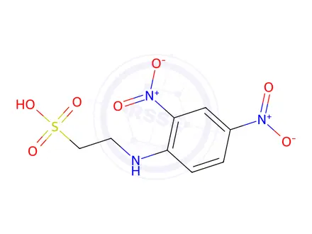 Chemical structure of 2-4-dinitrophenyltaurine