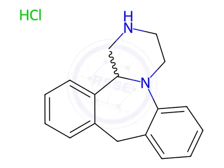 Chemical structure of Nor Mianserin Hydrochloride
