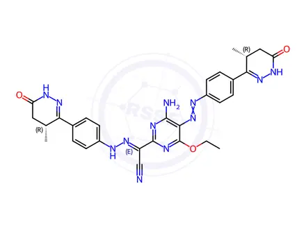 Chemical structure of Levosimendan Impurity 150