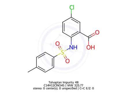 Chemical structure of Tolvaptan Impurity 185