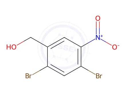 Chemical structure of (2,4-dibromo-5-nitrophenyl)methanol
