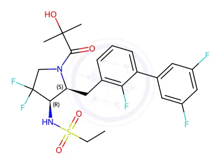 Chemical structure of Oveporexton