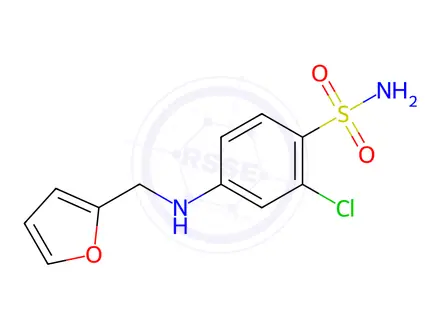 Chemical structure of Furosemide Impurity 29