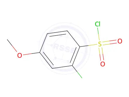 Chemical structure of 2-Chloro-4-methoxybenzene-1-sulfonyl chloride