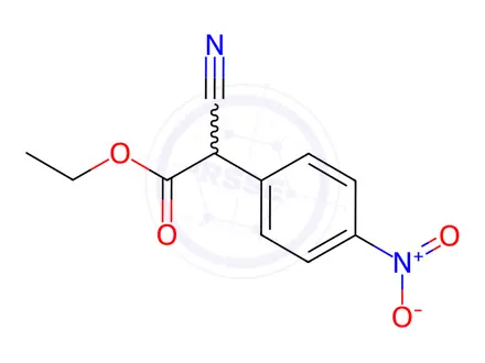 Chemical structure of Ethyl 2-cyano-2-(4-nitrophenyl)acetate
