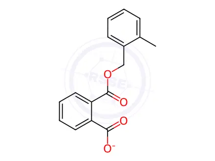 Chemical structure of Phthalic acid hydrogen 1-(o-methylbenzyl) ester