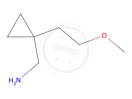 Chemical structure of [1-(2-methoxyethyl)cyclopropyl]methanamine