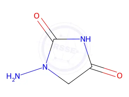 Chemical structure of 1-Amino-imidazolidine-2,4-dione
