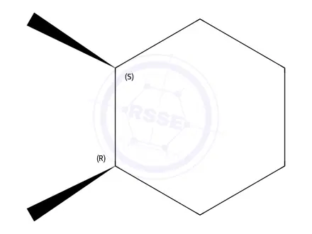 Chemical structure of Cis-1,2-dimethylcyclohexane